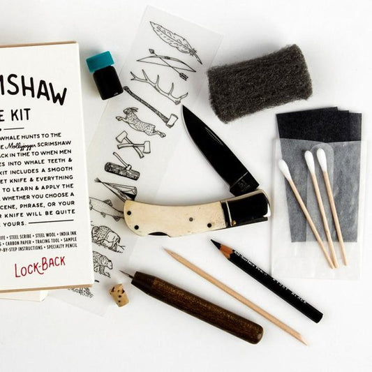 Scrimshaw Lockback Knife Kit