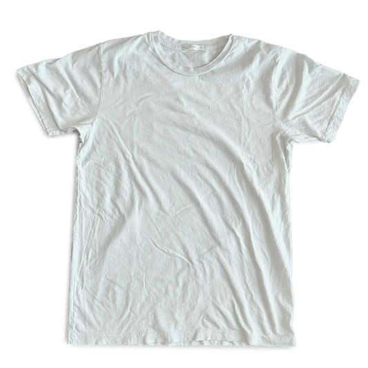 Ringspun Jersey Short Sleeve Tee -  White