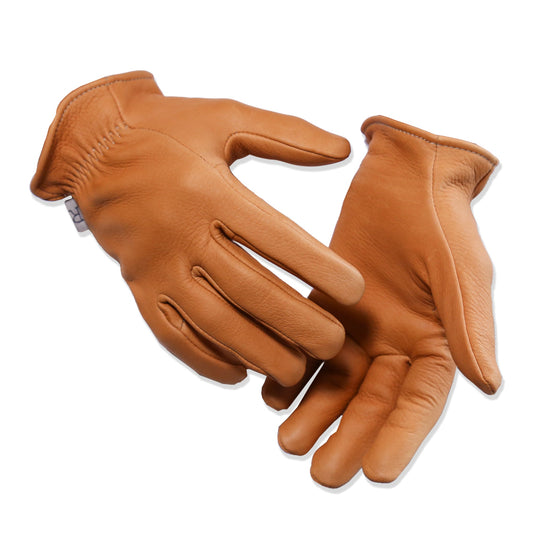 Gapem Tan Deer Skin Gloves