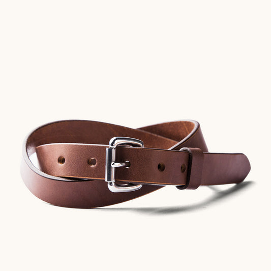 Skinny Standard Belt - Cognac