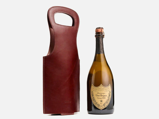 No. 520 Leather Wine Tote