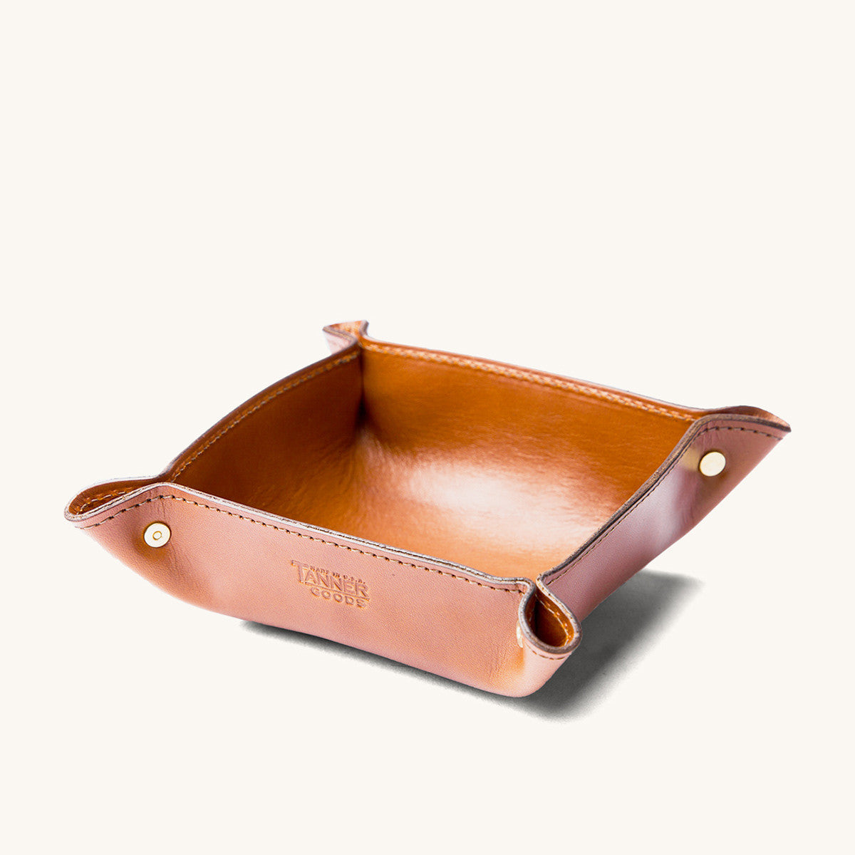 Valet Tray - Saddle Tan