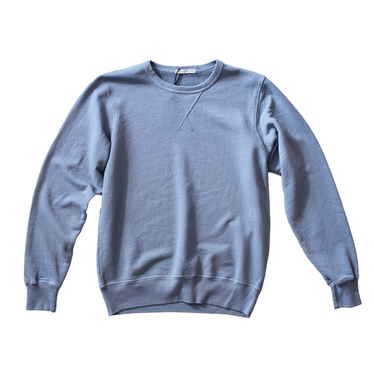 French Terry Sweatshirt - Postal Blue