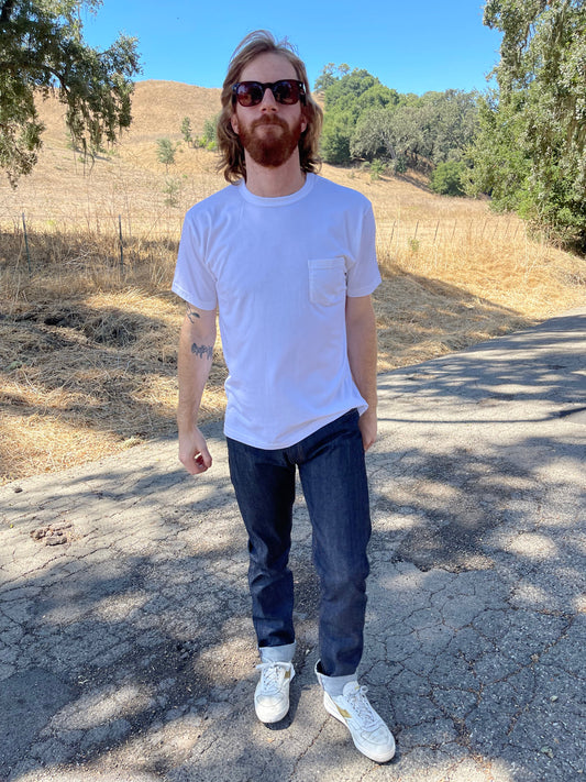 3sixteen - Pima Pocket T-Shirt White
