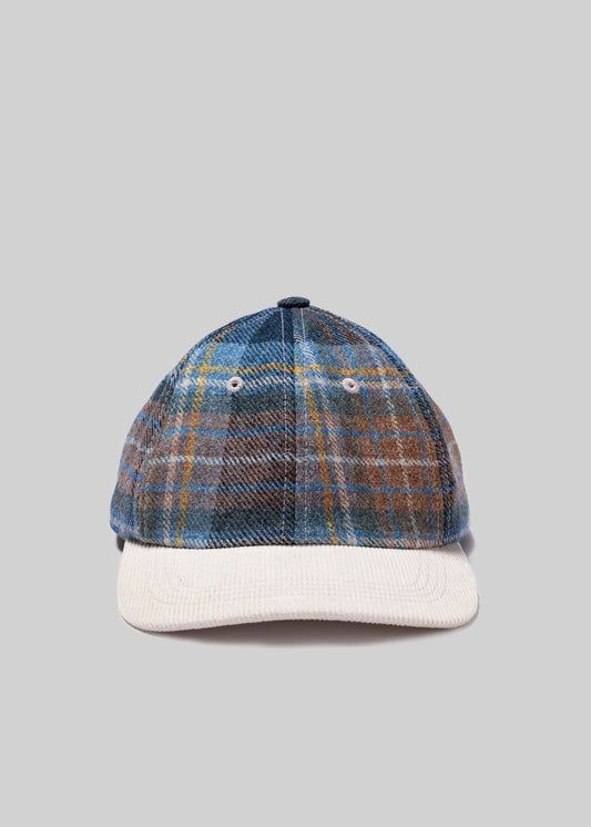 Wool Plaid Ball Cap
